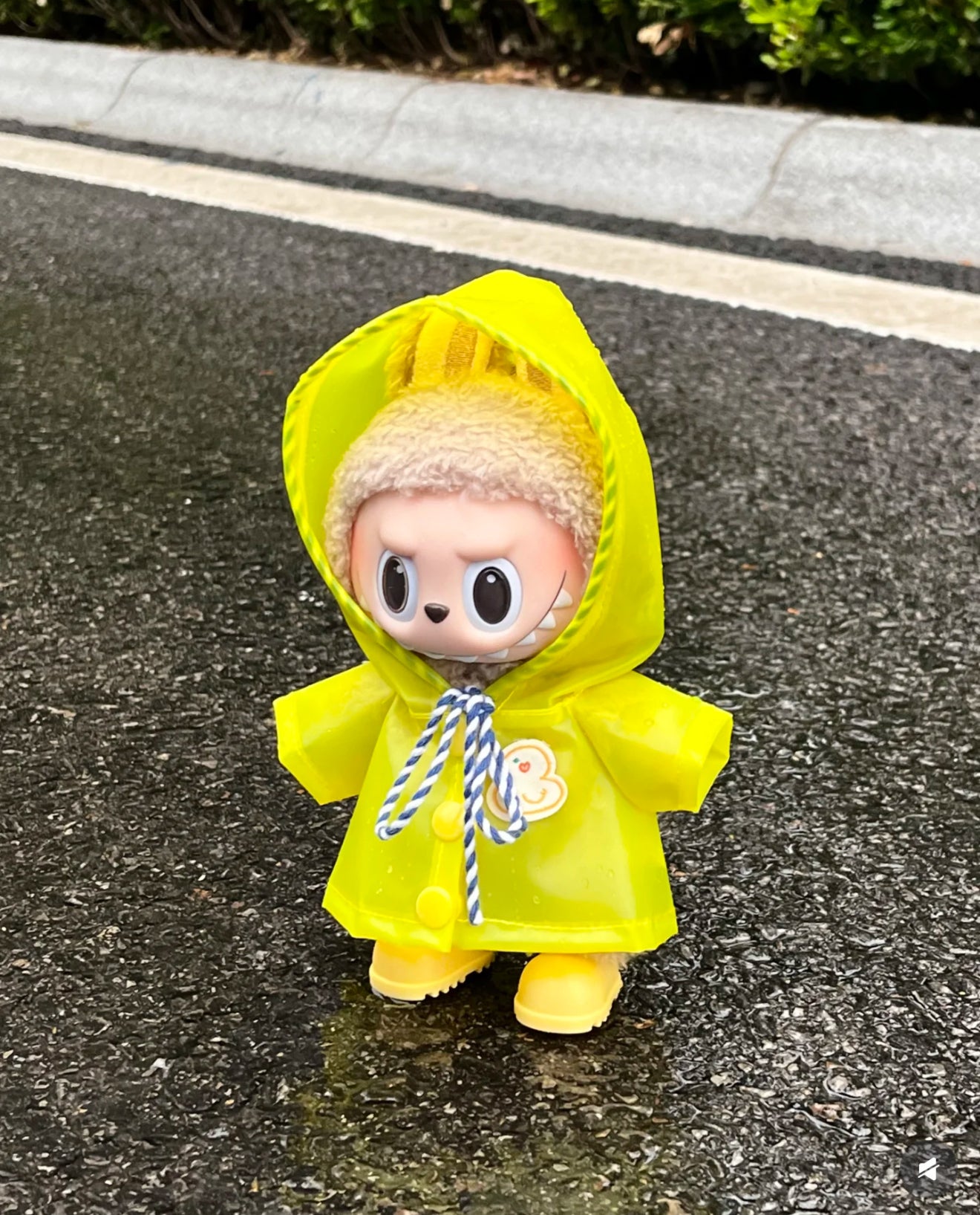 Rain Coat Labubu Outfit